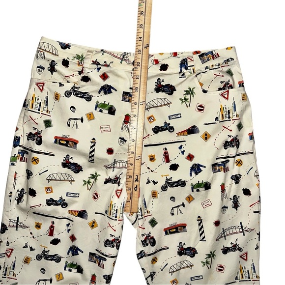 Harley Davidson Printed Pants Size 10 - Picture 5 of 9